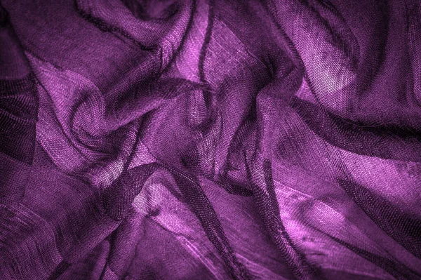 Silk Fabric Magenta Colors Soft Touch Material Available Rainbow Colors — Stock Fotó