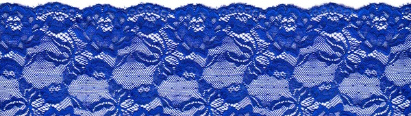 Dentelle Bleue Dentelle Jacquard Textile Élastique Mode Elément Décoratif Pour — Photo