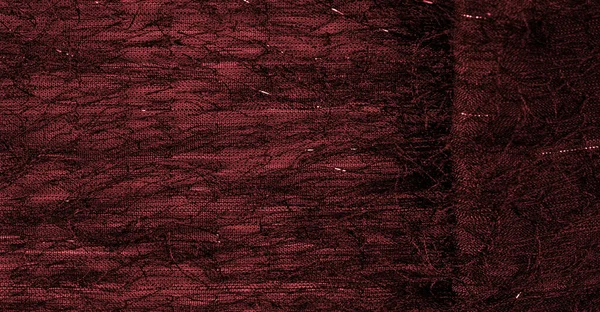 Tecido Seda Vermelha Cor Borgonha Com Lantejoulas Fios Superfície Tecido — Fotografia de Stock