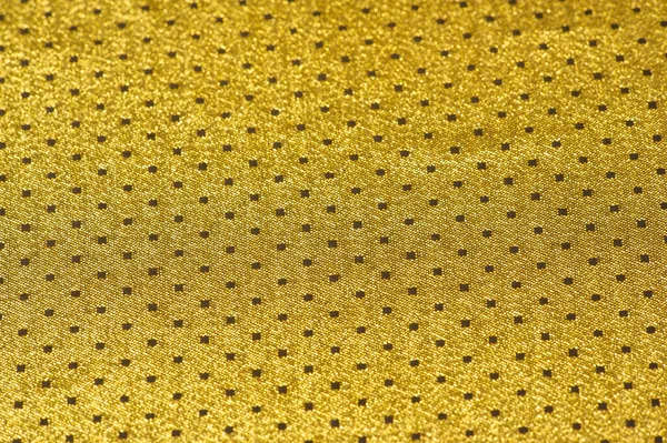 Brocade Cor Dourada Uma Pequena Polca Brocade Uma Classe Tecidos — Fotografia de Stock