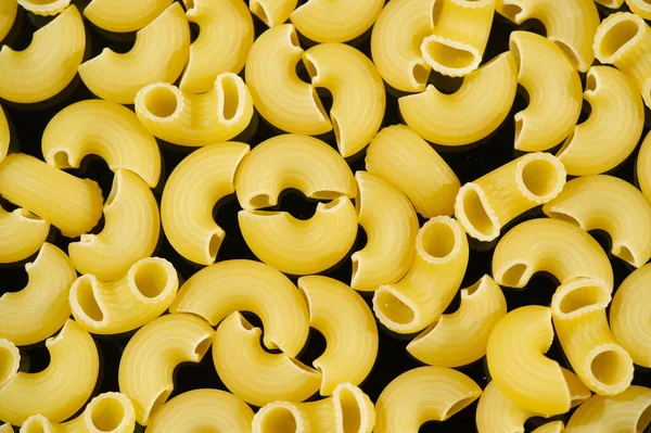 Pasta Chifferi Short Wide Pasta Pipe Doppia Rigatura Can Smooth — Stockfoto