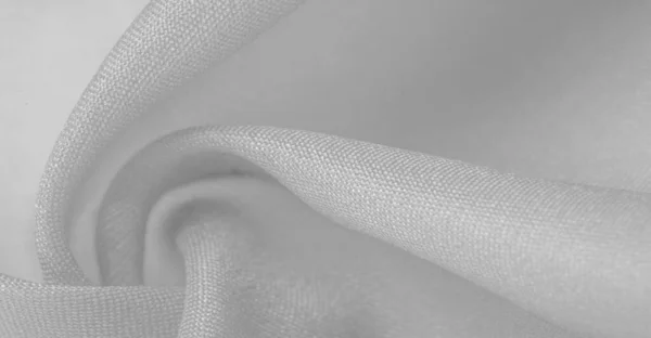 Biały Jedwab Gładki Elegancki Biały Jedwab Lub Luksusowa Satynowa Tkanina — Zdjęcie stockowe