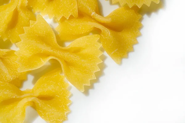 Macaroni Farfalle Italian Type Pasta Commonly Known Bow Tie Pasta — Stock Photo, Image