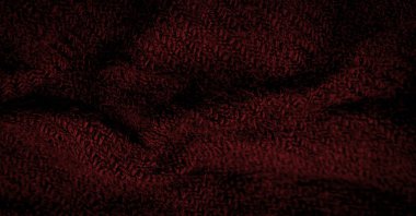 Kaba koyu kırmızı yün kumaş. Uzun, dayanıklı, kalın iplikli koyunlar, özellikle senin tasarımına uygun. Farklı büyük kuzu türleri gibi. Desen arkaplan deseni