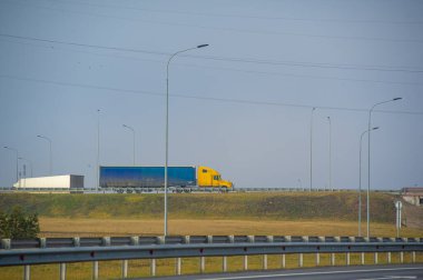 Freight road transportation. Road transport services are irreplaceable in the world of networks. An important link between values regional and global levels Russia Chelny 05 11 2020