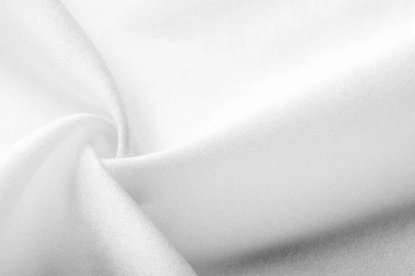Bright White Silk Chiffon Fluttering Wind Daisy Shines Snow Smooth — стоковое фото