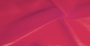 Bright red silk chiffon, fluttering in the wind like a daisy, shines like a ruby. Smooth hand of this satin-faced chiffon blends perfectly with your design ideas