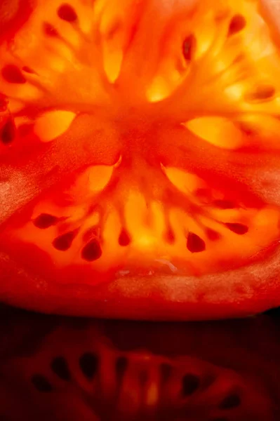 Помидор Является Съедобной Часто Красной Ягодой Растения Solanum Lycopersicum Широко — стоковое фото