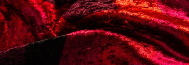 kırmızı sarı kadife kumaş, kalın ipek kumaş, pamuk ya da naylon, bir tarafı kalın kısa. Doku, arkaplan, desen