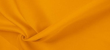 Yellow silk fabric. Dark amber silk satin. Suitable for: your design, accessories. Clothes - sari, wedding. Wallpapers and posters. Beleth invitation. You made the right decision. A good choice