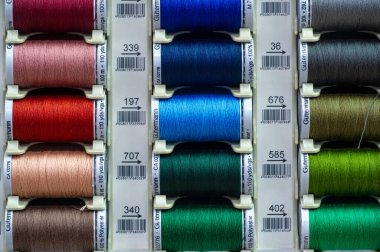 A thread is a continuous strand (made of fibers or threads twisted together), a long, thin strand of cotton, nylon, or other fibers used in sewing or weaving. 20 11 2020 Russia Chelny