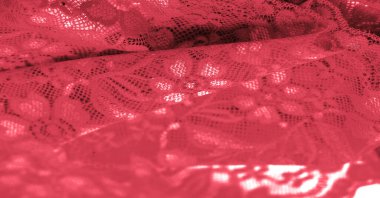 Red lace. This stunning and sophisticated fabric will be a true work of art. Intense red with delicate lace patterns that we love so much; unique, elegant and vibrant.