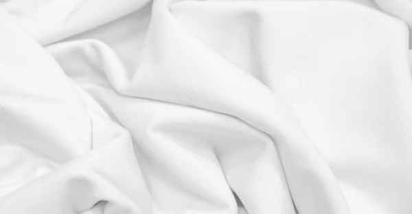 Белая Шелковая Ткань Текстура Фон Шаблон Шелковая Ткань Дюпиони Имеет — стоковое фото