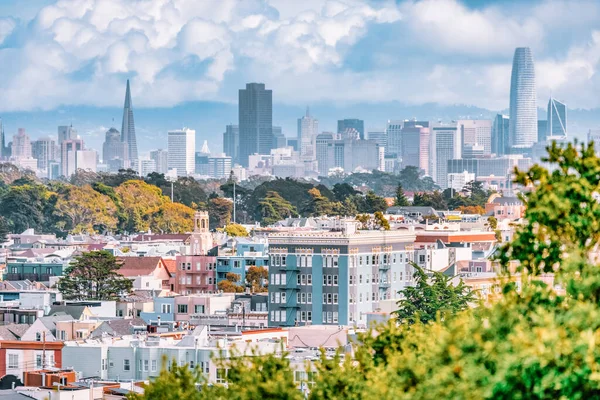 San Francisco Kalifornie Usa Října 2021 Výhled Město Shora Grandview — Stock fotografie