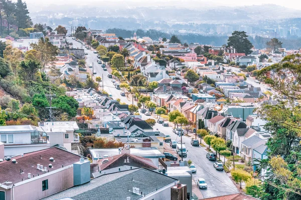 San Francisco California Usa October 2021 View City Sunset Area — Stockfoto