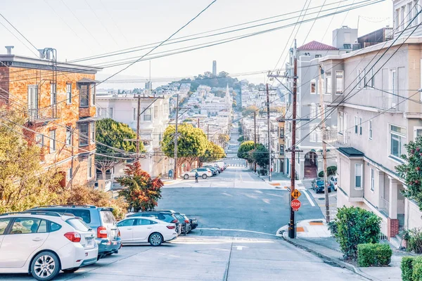 San Francisco California Usa October 2021 General View Typical Street — Stock Photo, Image
