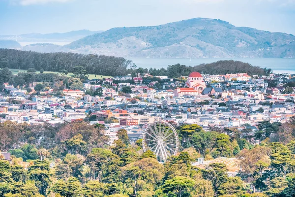 San Francisco Californië Verenigde Staten Oktober 2021 Uitzicht Stad Vanaf — Stockfoto