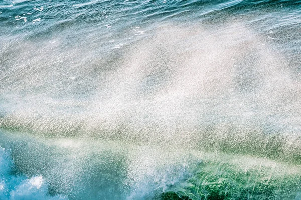 Krásné Vlny Tichého Oceánu Zblízka Pastelové Barvy — Stock fotografie