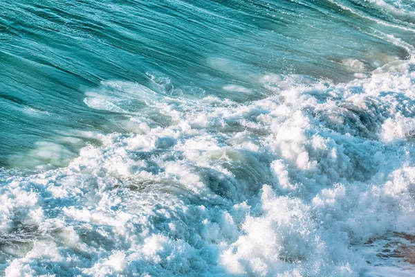 Belas Ondas Oceano Pacífico Cores Pastel Close — Fotografia de Stock