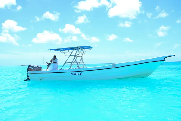 Karibikstrand (Insel Saona, Dominikanische Republik) — Stockfoto