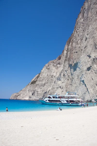 ชายหาด Navagio, Zante, Zakynthos — ภาพถ่ายสต็อก