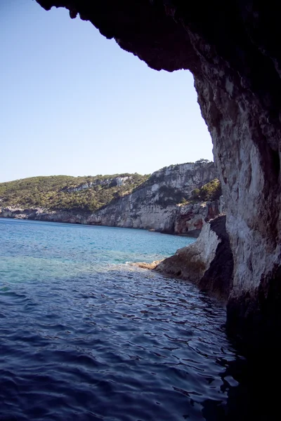 Zakynthos, Grécia, Zante, Zakintos, mar Jónico, ilha . Fotografias De Stock Royalty-Free