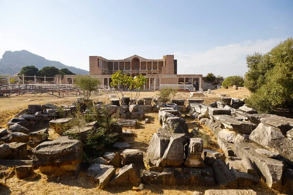 Salihli, Manisa, Türkiye 10 Ekim 2021: Lidya Devleti 'nin başkenti Sardes' in kalıntıları bugün Salihli 'nin Sart ilçesinde yer almaktadır.. 