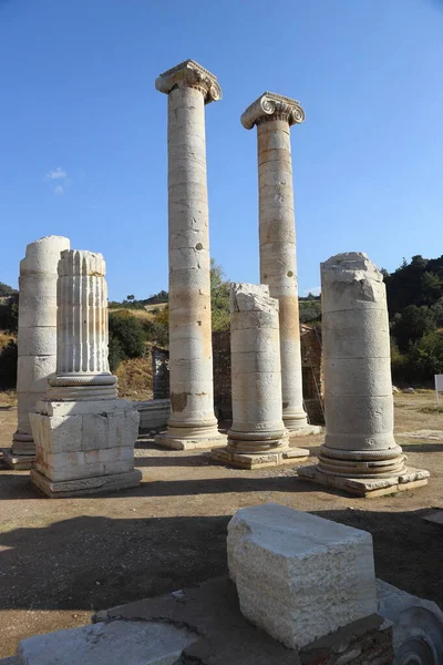 Salihli Manisa Turchia Ottobre 2021 Rovine Dell Antica Città Sardes — Foto Stock