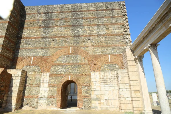 Salihli Manisa Turquia Outubro 2021 Ruínas Antiga Cidade Sardes Capital — Fotografia de Stock