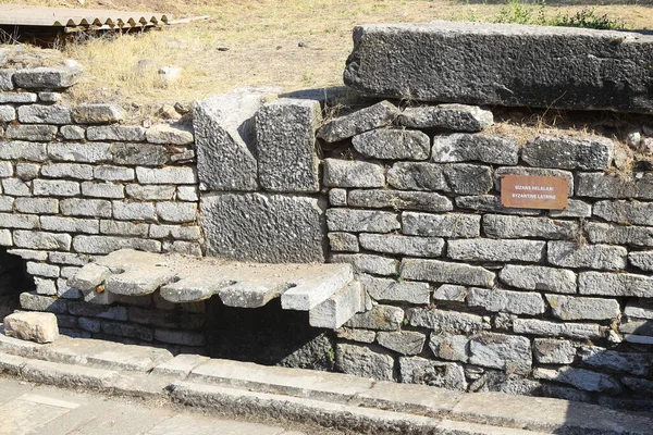 Salihli Manisa Turkey October 2021 Public Toilets Historical Ancient City — Stock Photo, Image