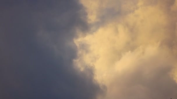 Temps Lapse Beau Ciel Bleu Avec Fond Nuages Nuages Ciel — Video