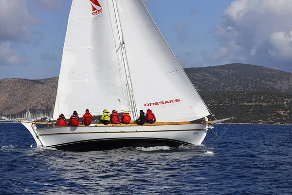 Bodrum Turquie Mars 2022 Bateau Traditionnel Turc Croisière Goélette Mer — Photo