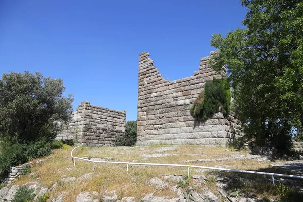 Storico Sito Myndos Cancello Unica Porta Superstite Delle Antiche Mura — Foto Stock