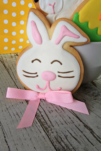 Easter bunny cookie — Stock Photo, Image