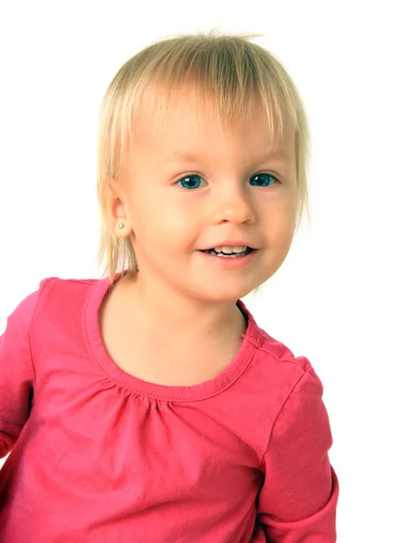 Menina sorridente feliz — Fotografia de Stock