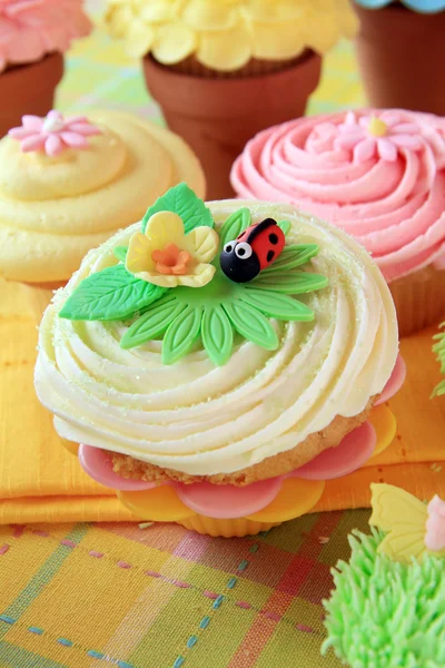 Cupcake primaverili — Foto Stock