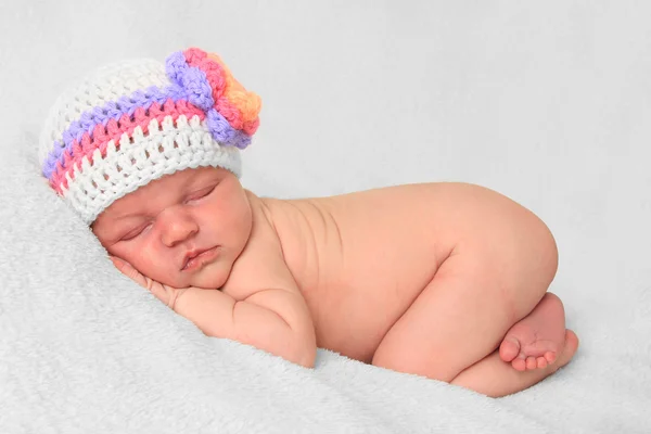 Newborn girl — Stock Photo, Image