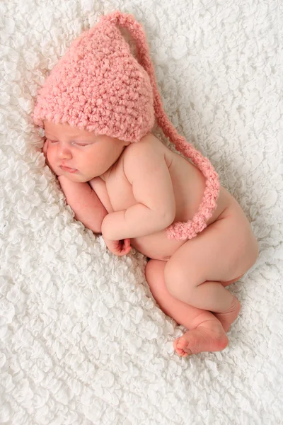 Newborn girl — Stock Photo, Image