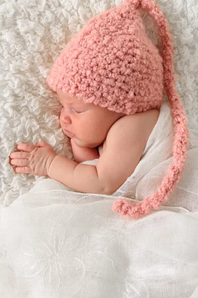 Newborn girl — Stock Photo, Image