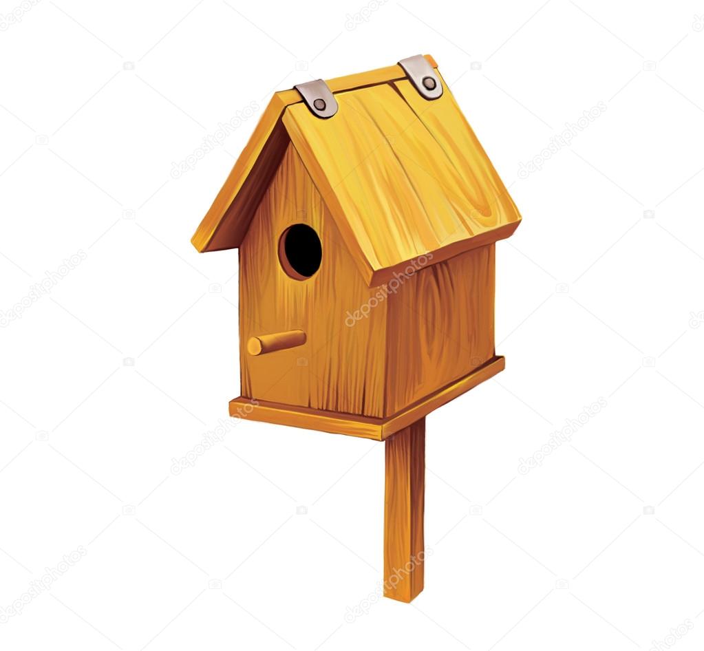 Wooden Bird House. Nesting box