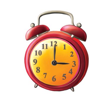 eski moda kırmızı alarm clock