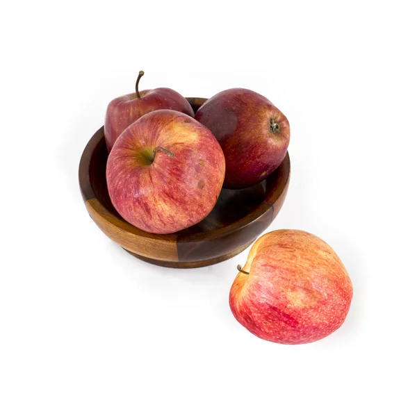 Świeże jabłka czerwony dojrzałe — Zdjęcie stockowe
