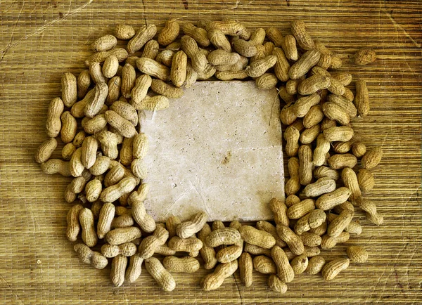 Cadre en cacahuètes — Photo