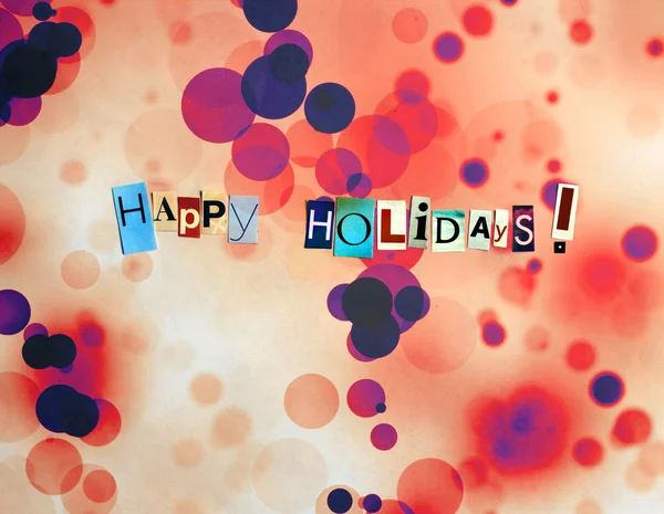 Happy Holidays Greeting — Stock Photo, Image