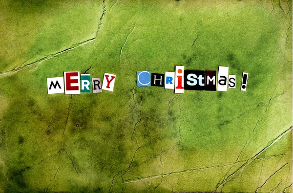 ビンテージ グランジ クリスマス カード — ストック写真