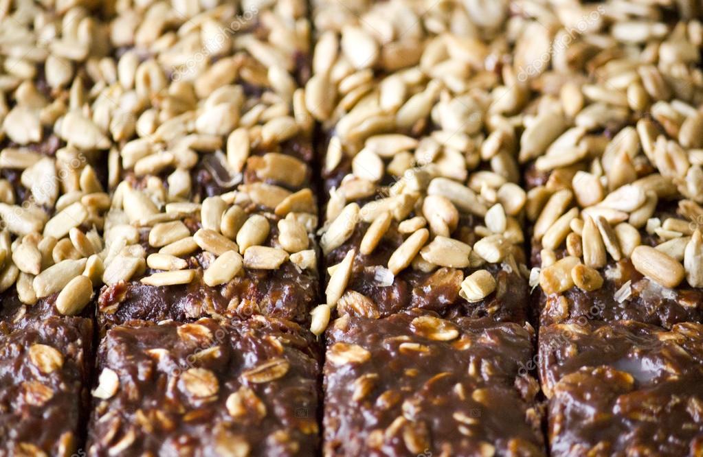 Home made cake with sunflower seeds — Stock Photo © YuliaAvgust 37346227