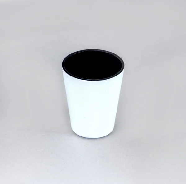 Bílý pohár — Stock fotografie