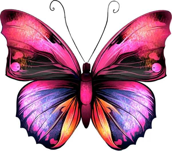 Papillon lumineux — Image vectorielle