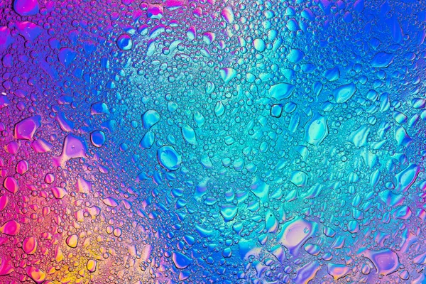 Abstract Image Oil Water Bubbles Various Colors Colorful Artistic Image — Stock Photo, Image