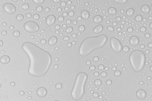 Krople Wody Białym Tle Tekstury Szkło Tła Pokryte Kroplami Wody — Zdjęcie stockowe